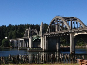 Siuslaw River Bridge. Designed by Conde McCullough and built in 1936.
